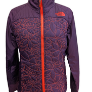 Veste Matelassée The North Face Violet Motifs Lotus Fluo - Taille S M