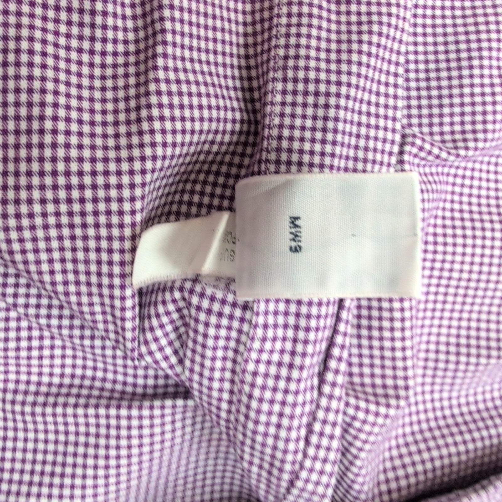 Chemise Ralph Lauren M Violette Carreaux Logo Vert Classic Fit Shirt BD