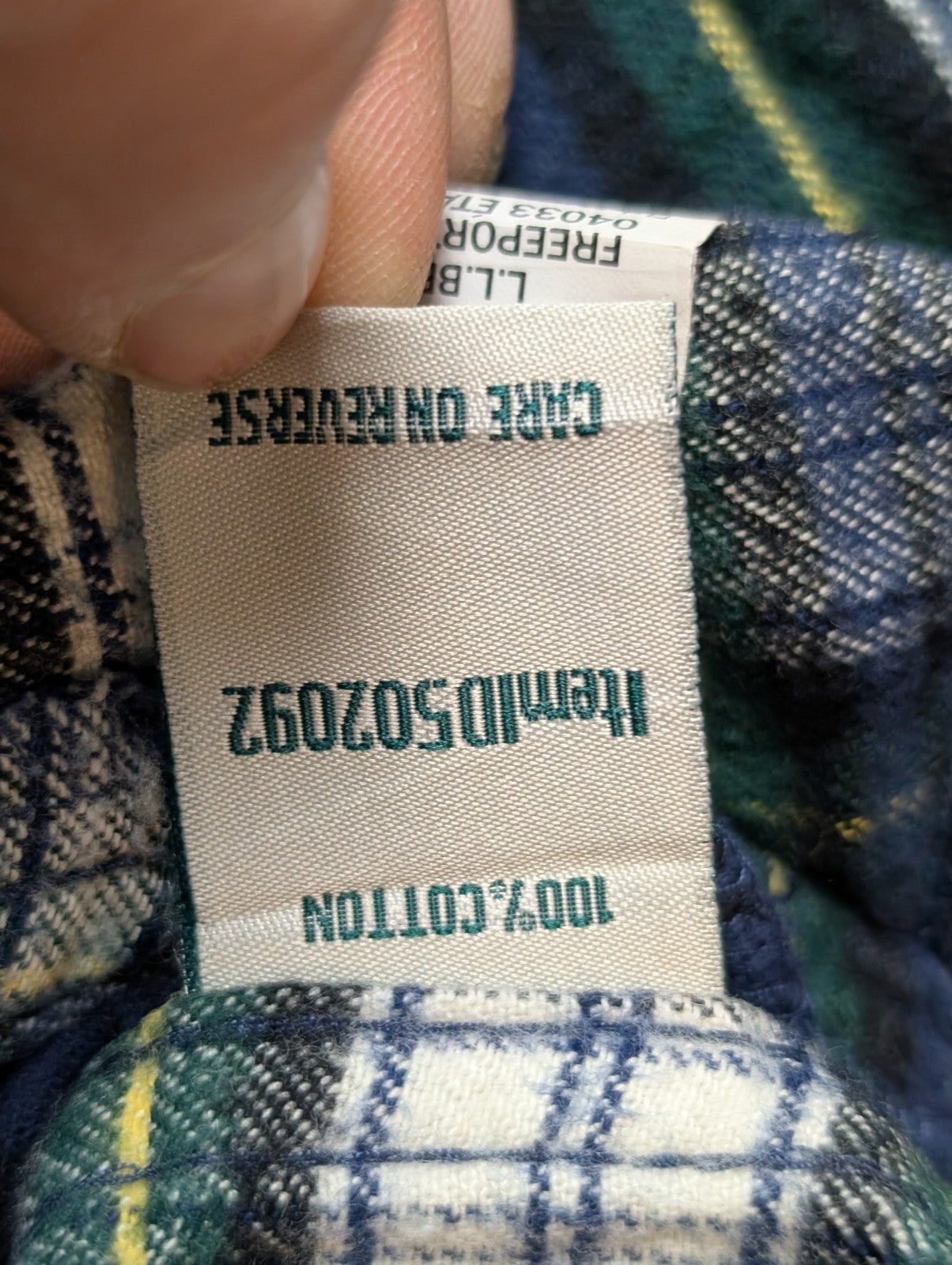 L.L. Bean Flanelle Capuche Zippée Surchemise Veste Bûcheron XL |322S