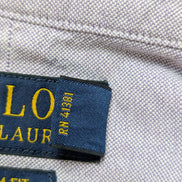 Chemise Polo Ralph Lauren Shirt XS S Custom Fit Oxford Lila Violet Button Down