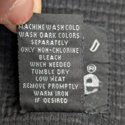 Sweat LEE Noir Vintage Col Boutonné Maille Gaufrée Nid Abeille Coton Taille L