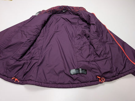 Veste Matelassée The North Face Violet Motifs Lotus Fluo - Taille S M