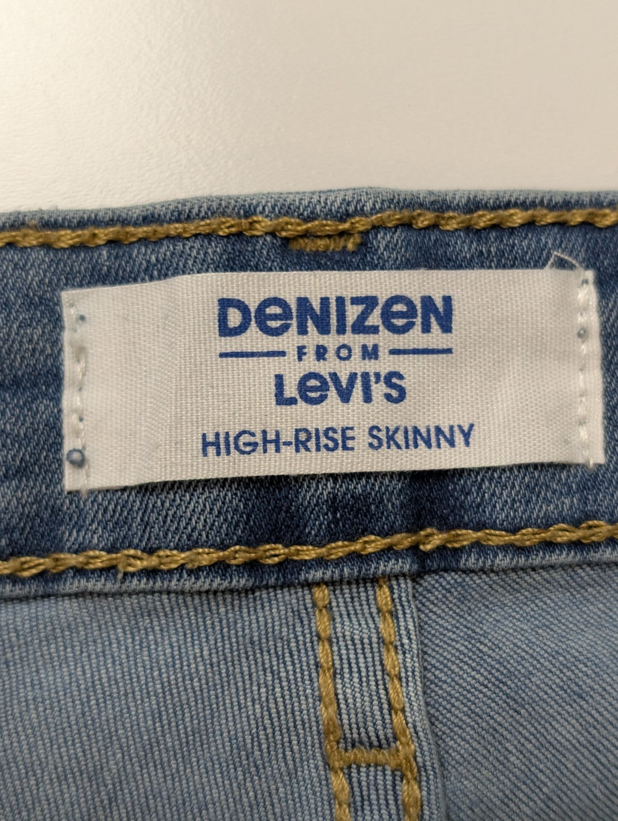 Jean Levi's Denizen Femme Bleu Clair High Rise Skinny W30 L28 T40