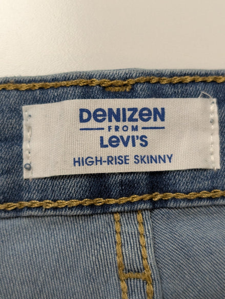 Jean Levi's Denizen Femme Bleu Clair High Rise Skinny W30 L28 T40