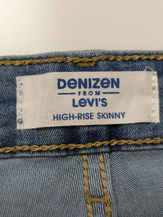 Jean Levi's Denizen Femme Bleu Clair High Rise Skinny W30 L28 T40