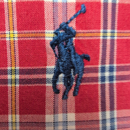 Chemise Ralph Lauren Classic Fit XL Rouge Carreaux Manches Courtes
