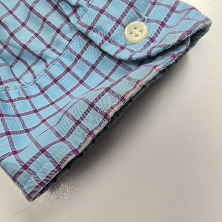 Chemise Ralph Lauren XXL Bleu Bordeaux Classic Fit Button Down Shirt