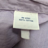Chemise Polo Ralph Lauren Classic Fit XXL Violet uni Sans Logo manches longues