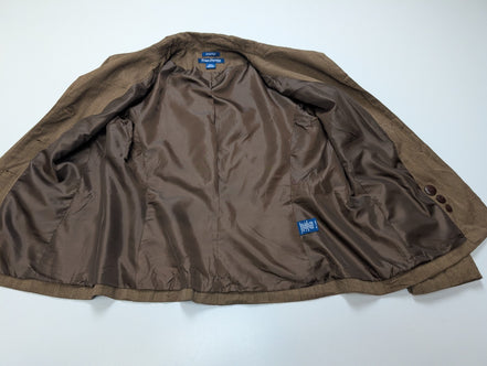 Veste Blazer femme Evan-Picone Marron à Rayures Taille L