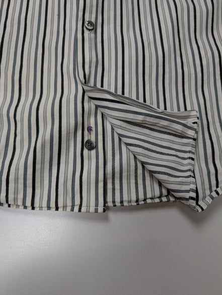 Chemise GAP blanche à rayures noires taille L #103msch