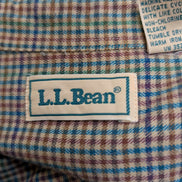 Chemise L.L.Bean T.XXL TALL Flanelle Épaisse Vintage Carreaux MULTICOULEUR
