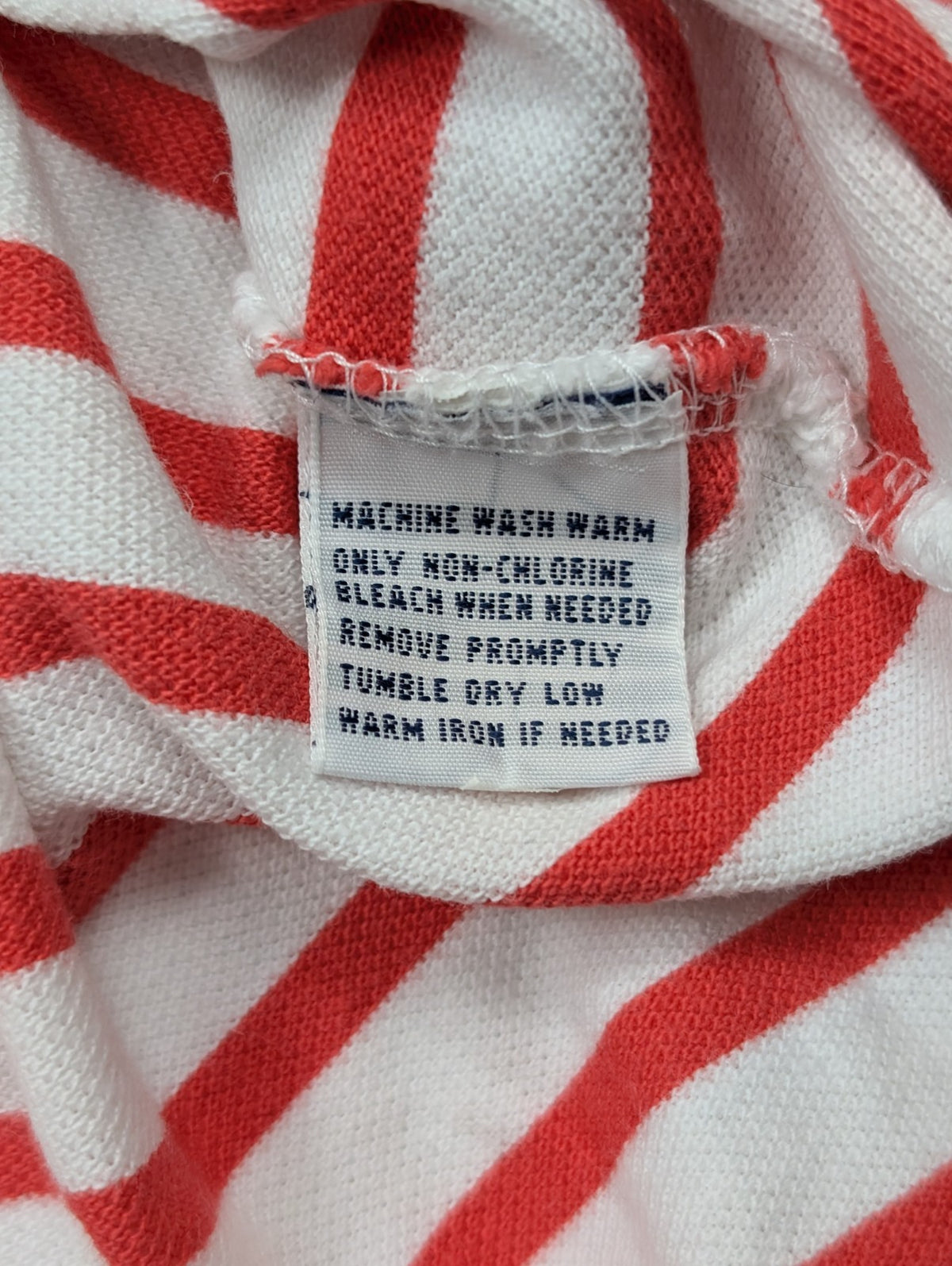 Polo manches courtes Polo Ralph Lauren XL blanc rayures rouges logo bleu
