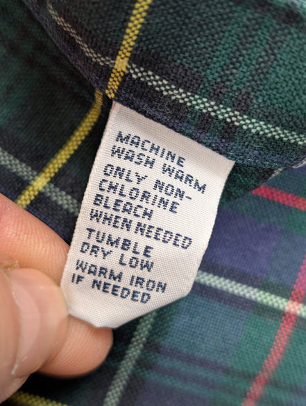 Chemise Ralph Lauren Carreaux Multicolores Manches Longues Custom Fit - Taille M