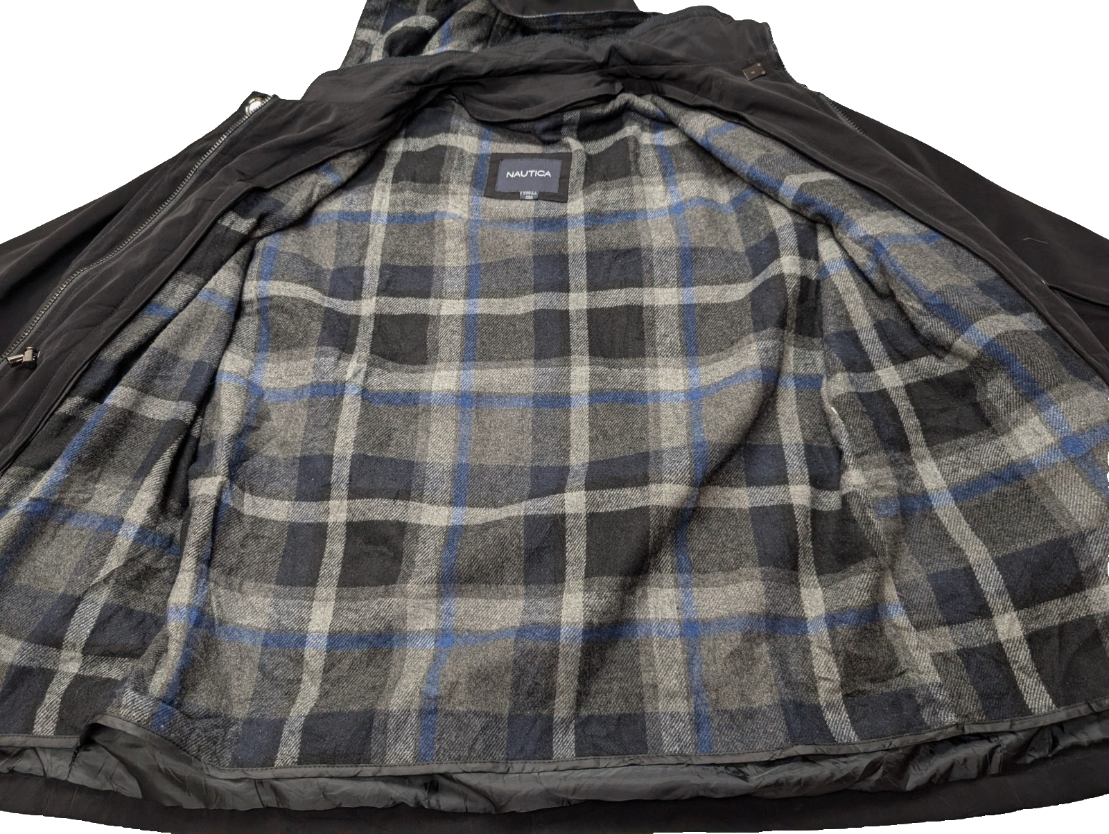 NAUTICA Parka Manteau Long Femme XL Noir Doublure Amovible 3-en-1 | 324BSR