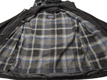 NAUTICA Parka Manteau Long Femme XL Noir Doublure Amovible 3-en-1 | 324BSR