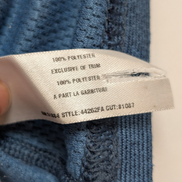 Polo Patagonia Capilene Bleu Col Zippé - Taille L Ajusté