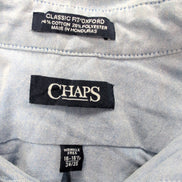 Chemise CHAPS bleue unie taille L/XL #171e