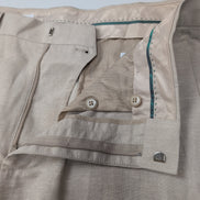 Pantalon Cuba Vera Lin Mélangé Crème Chino Taille W36 L32
