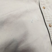 Chemise Wrangler RIGGS beige crème taille XL uni manches longues