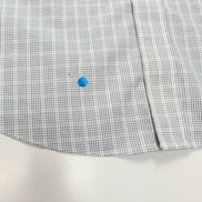 Chemise Brooks Brothers XL/XXL Bleu Carreaux 100% Coton manches longues