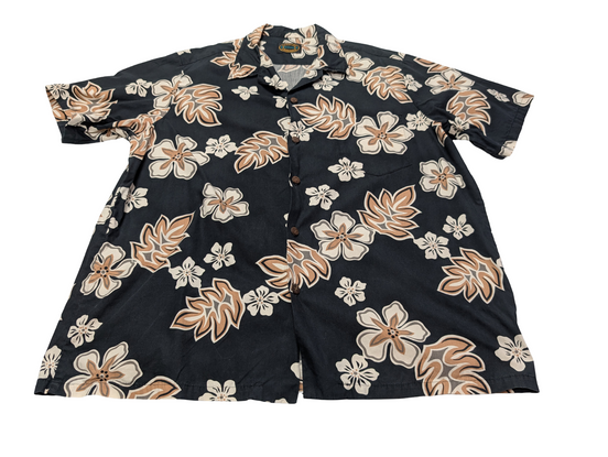 Chemise hawaïenne Hawaiian reserve collection manches courtes taille XL #678h
