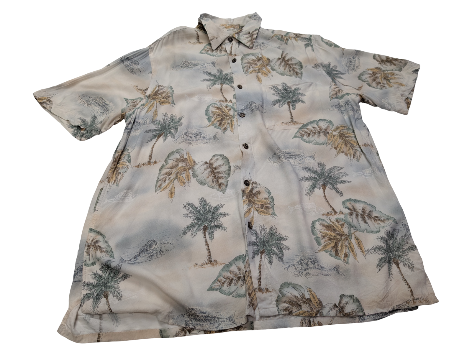 Chemise hawaïenne Batik Bay manches courtes taille M