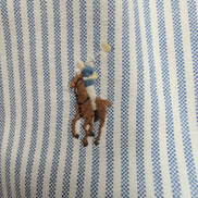 Chemise Ralph Lauren Yarmouth XL Rayures Bleu Oxford Button Down Shirt