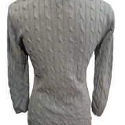 Pull Ralph Lauren femme (Lauren) Vert Pâle Col V 95% Soie Chevrons Taille S