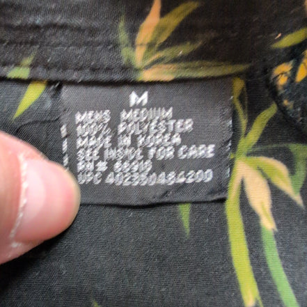 Chemise Hawaïenne Manches Courtes No Boundaries Tigre Noir M Japon
