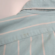 Chemise Ralph Lauren Classic Fit XL Turquoise Rayures Logo Premium