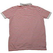 Polo manches courtes Polo Ralph Lauren XL blanc rayures rouges logo bleu