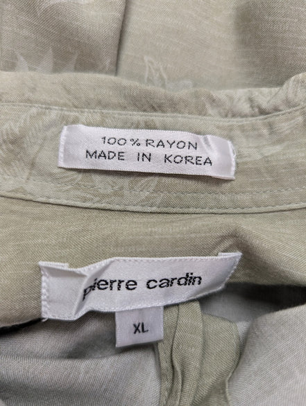 Chemise hawaïenne Pierre Cardin manches courtes taille XL