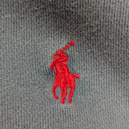Sweat Polo Ralph Lauren XL XXL bleu marine logo rouge brodé col rond