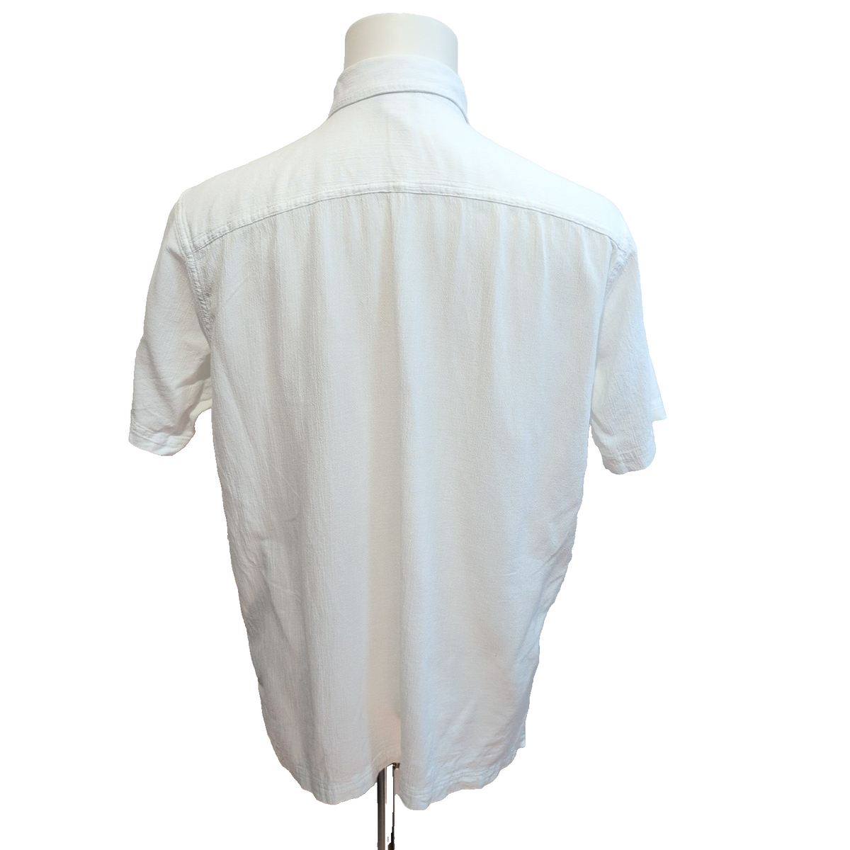 Chemise Patagonia M Blanc 100% Coton Organique Poche Manches Courtes