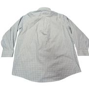Chemise L.L. Bean blanche à carreaux bleu et vert 1 poche taille L/XL