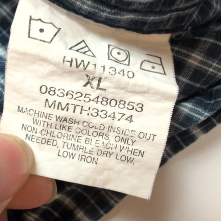 Chemise WRANGLER Cloud River avec Poche Manches Longues - Taille XL (Coupe XXL)
