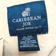 Chemise Hawaïenne Manches Courtes Caribbean Joe Soie Brodée XL