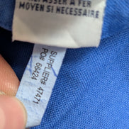 Ralph Lauren Chemise L Bleu Uni Logo Rose Fluo Manches courtes
