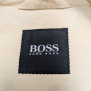 Manteau Hugo Boss Homme M Veste Imper Coton Crème Classique Trench 48