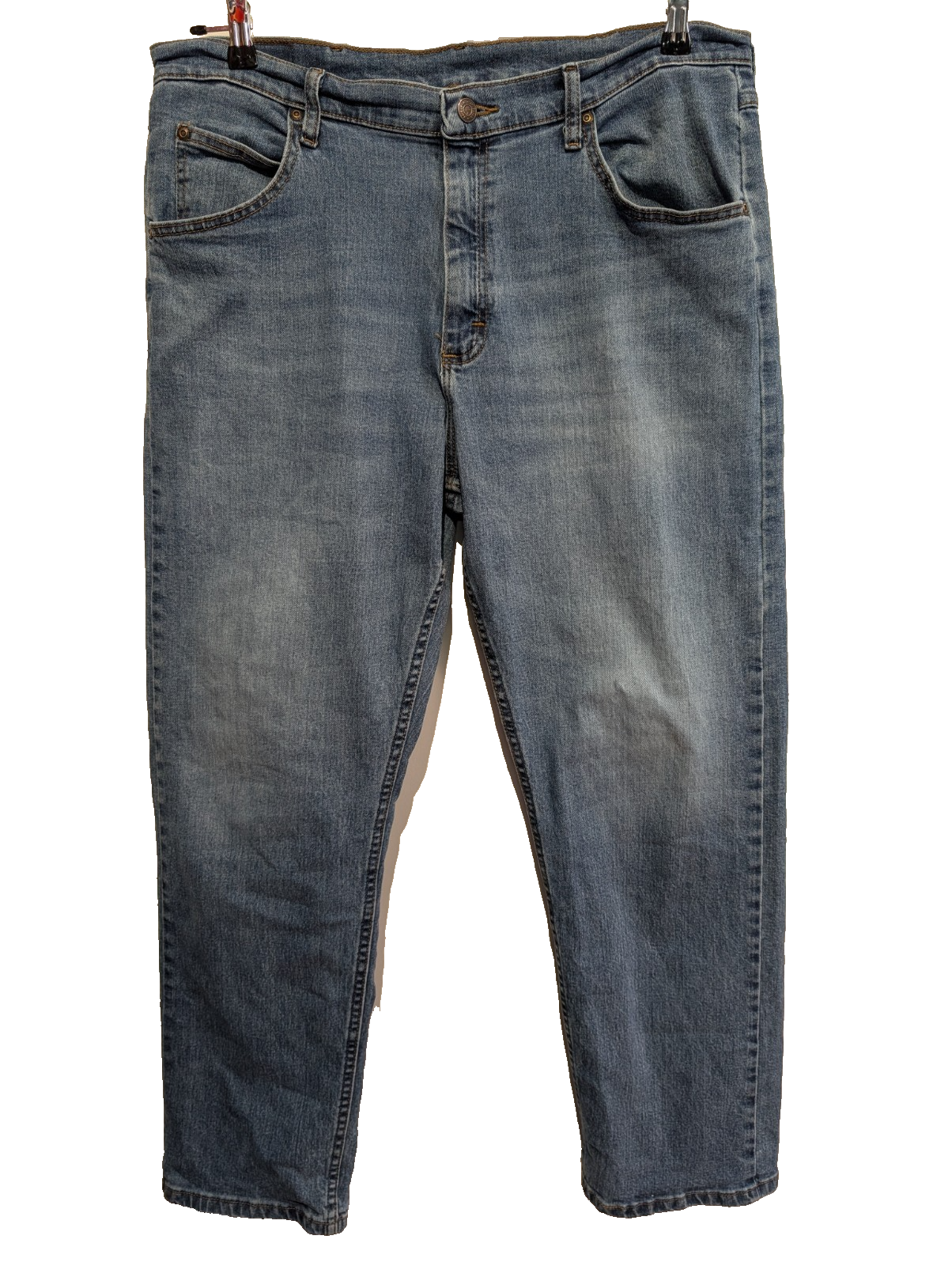 Jean Wrangler Vintage Regular Fit Homme W36 L30 Bleu Denim Stretch Confort