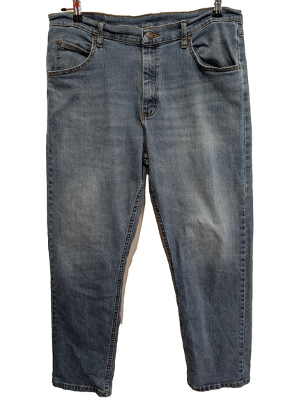 Jean Wrangler Vintage Regular Fit Homme W36 L30 Bleu Denim Stretch Confort