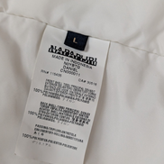 NAPAPIJRI Doudoune Veste Matelassée Blanche L Capuche Geographical | 318BSR