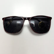 Lunettes de soleil Femmes Bar-On® Carrées Effet Bois Marron & Noir Branches Fine