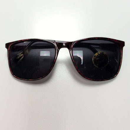 Lunettes de soleil Femmes Bar-On® Carrées Effet Bois Marron & Noir Branches Fine