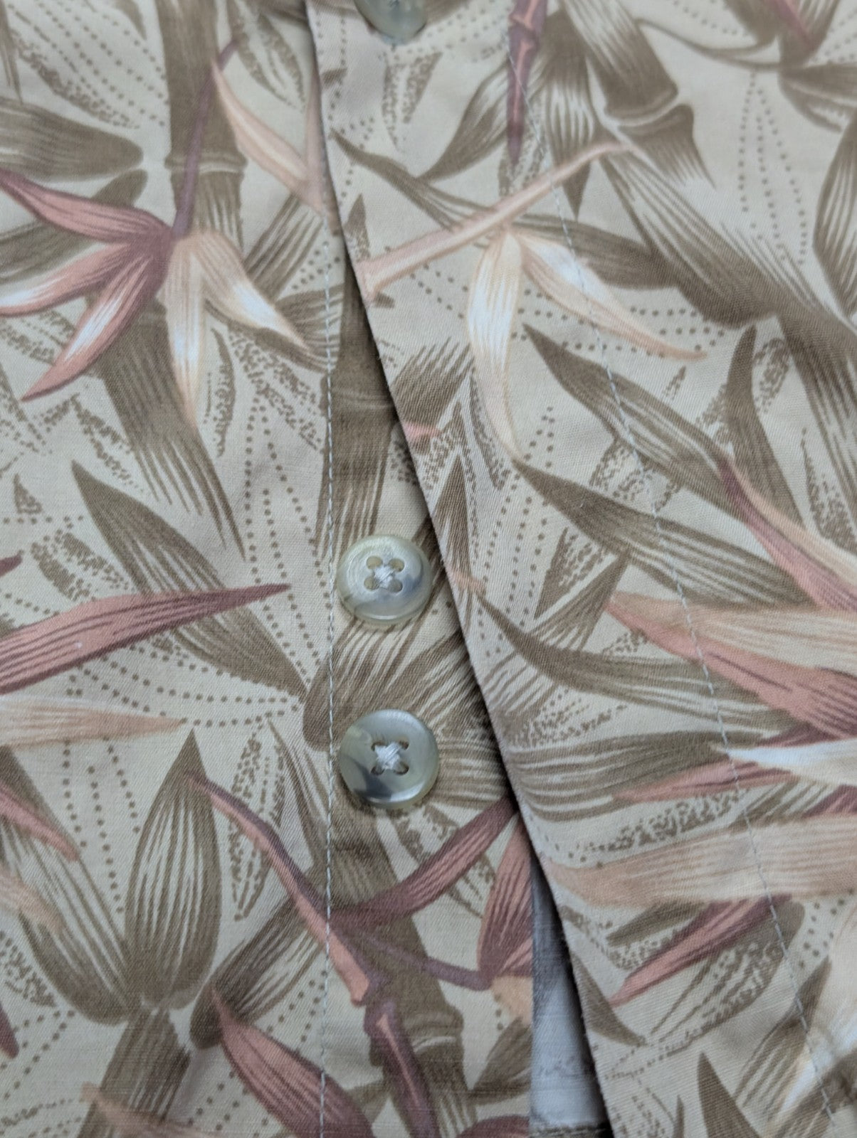 Chemise hawaïenne Hollis River bambou manches courtes taille XL #692 hawaienne