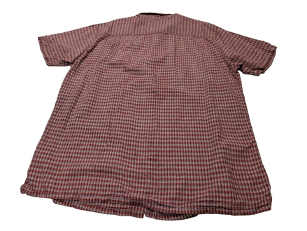 Chemise Patagonia bordeaux à carreaux manches courtes taille XL #243msch