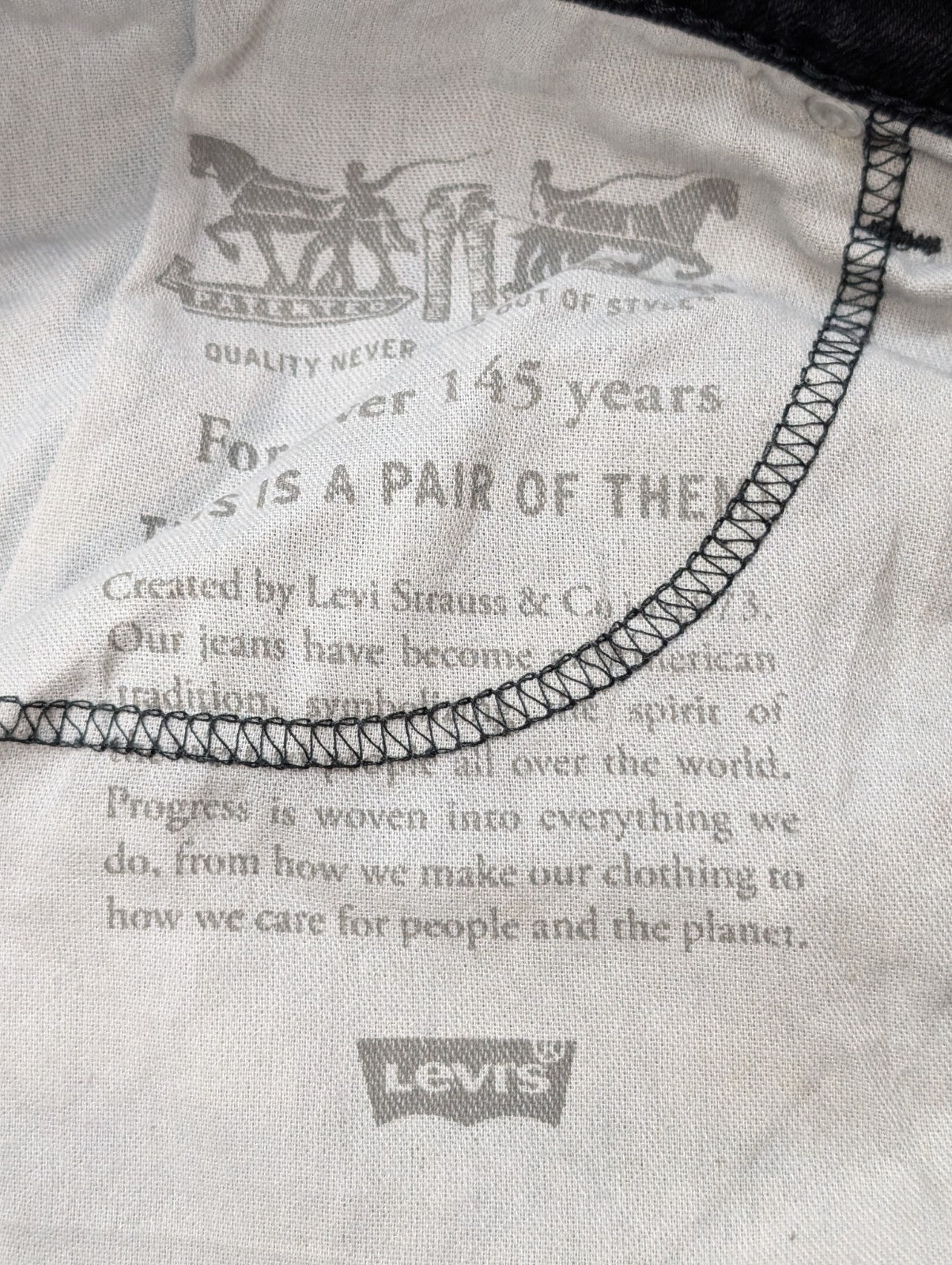 Jean Levi's 511 Slim Fit Homme W33 L30 Noir Stretch Denim Excellent État vintage