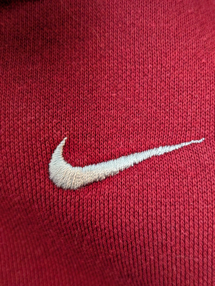 Magnifique sweat Nike vintage ROUGE BORDEAUX Logo brodé XL