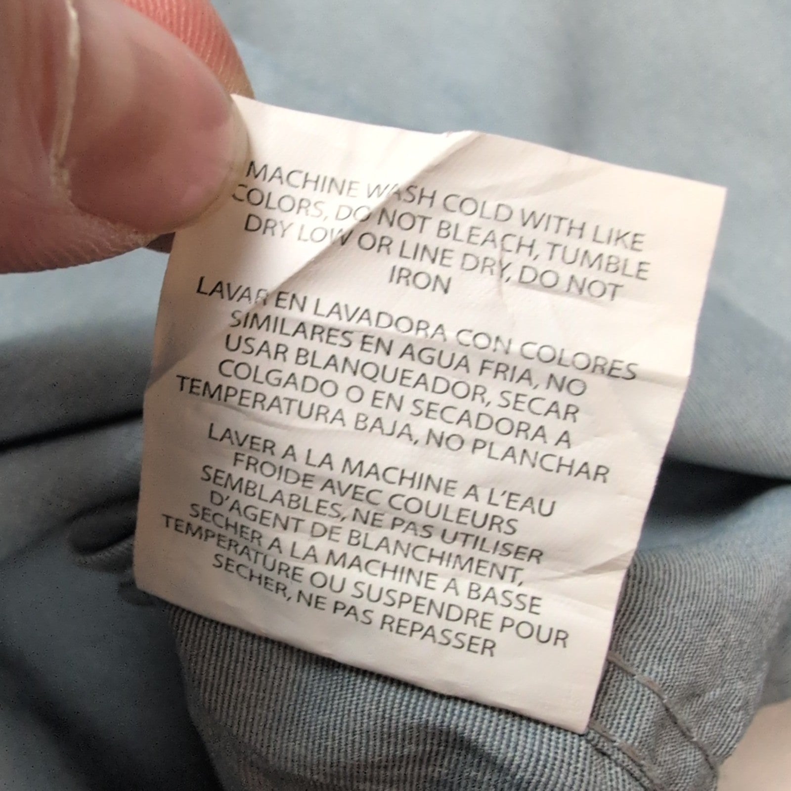 Chemise Wrangler Outdoor Homme Taille XL Technique Rando Gris Bleu