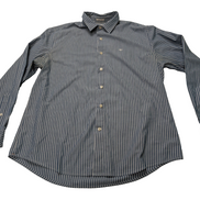Chemise Dockers bleu à rayures taille L #168msch